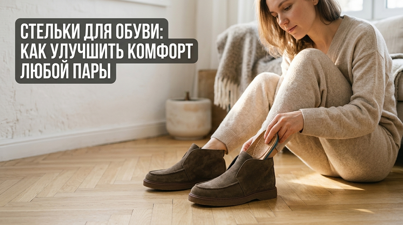 Удобные амортизирующие стельки для обуви, улучшающие комфорт и анатомическую поддержку стопы