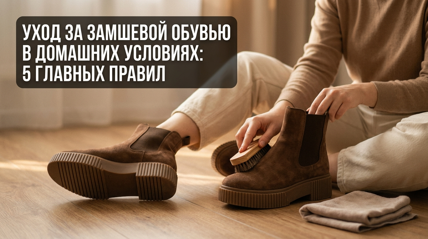 Средства и специальные щетки для правильного ухода за замшевой обувью в домашних условиях