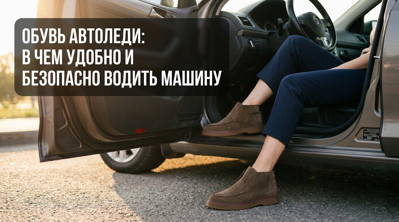 Удобная и безопасная женская обувь для вождения автомобиля