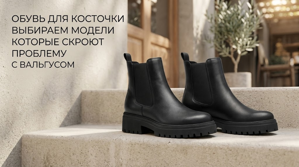 Модели удобной женской обуви, которые визуально скрывают косточку на большом пальце и не сдавливают стопу при вальгусе