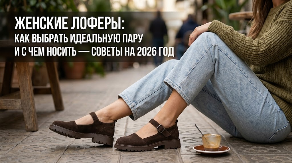 Модные женские лоферы 2026 года: примеры стильных образов и идеи, с чем носить эту обувь