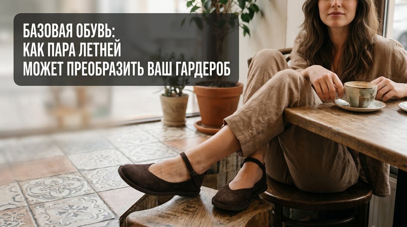 Летняя обувь, трансформирующая гардероб, на фоне стильного образа
