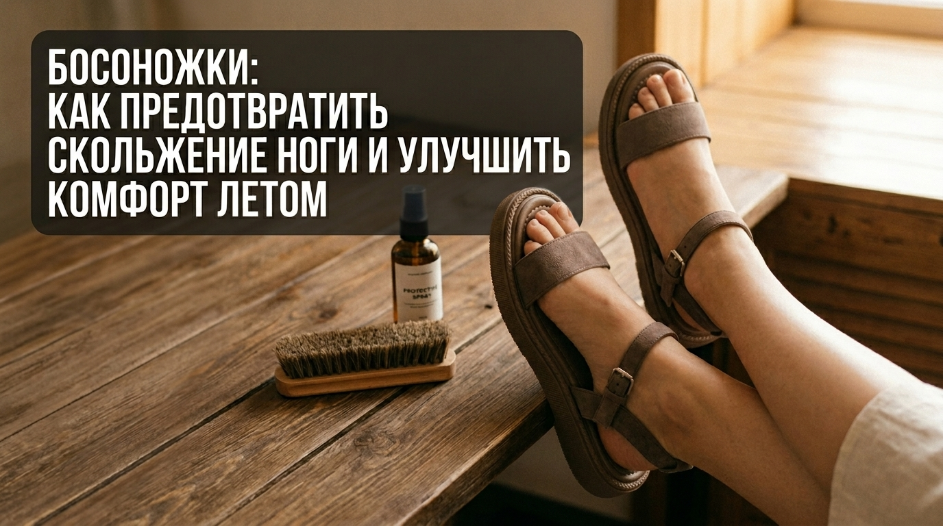 Летние босоножки, которые предотвращают скольжение ноги и обеспечивают комфорт