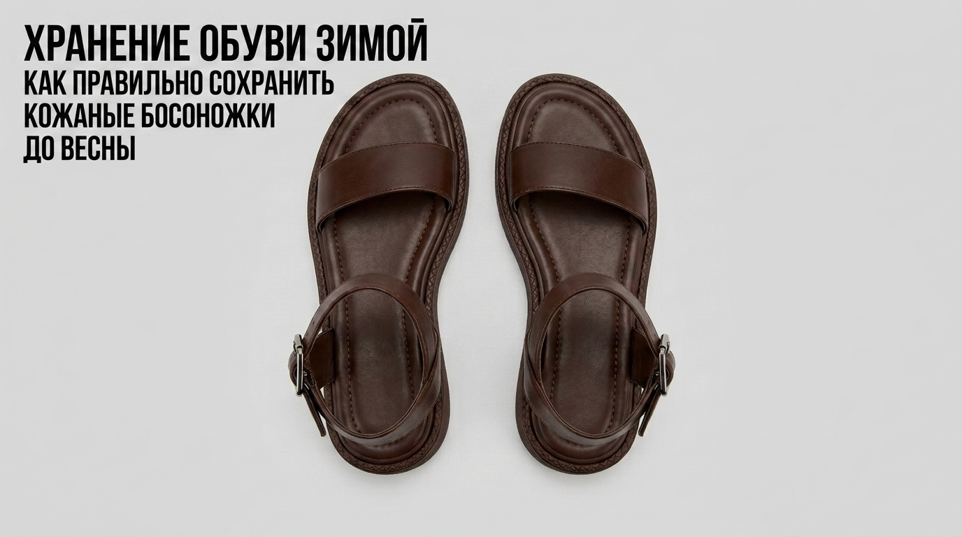 Правильное хранение кожаных босоножек зимой до весны