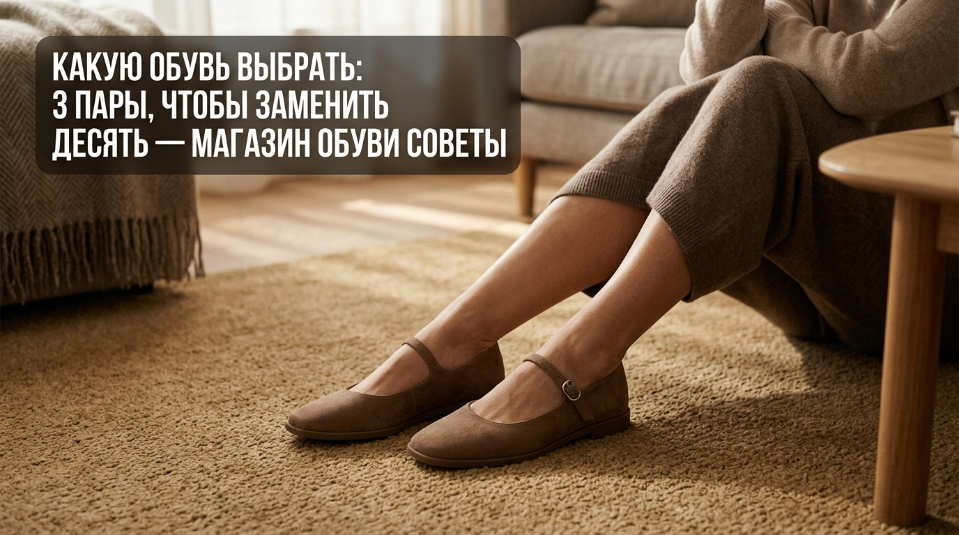 Три пары обуви, которые могут заменить десять других в гардеробе