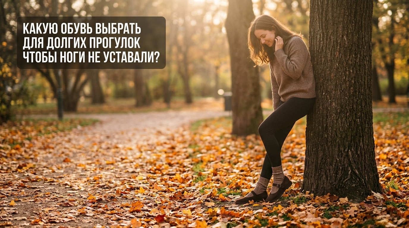 Обувь для долгих прогулок с комфортом и без усталости ног