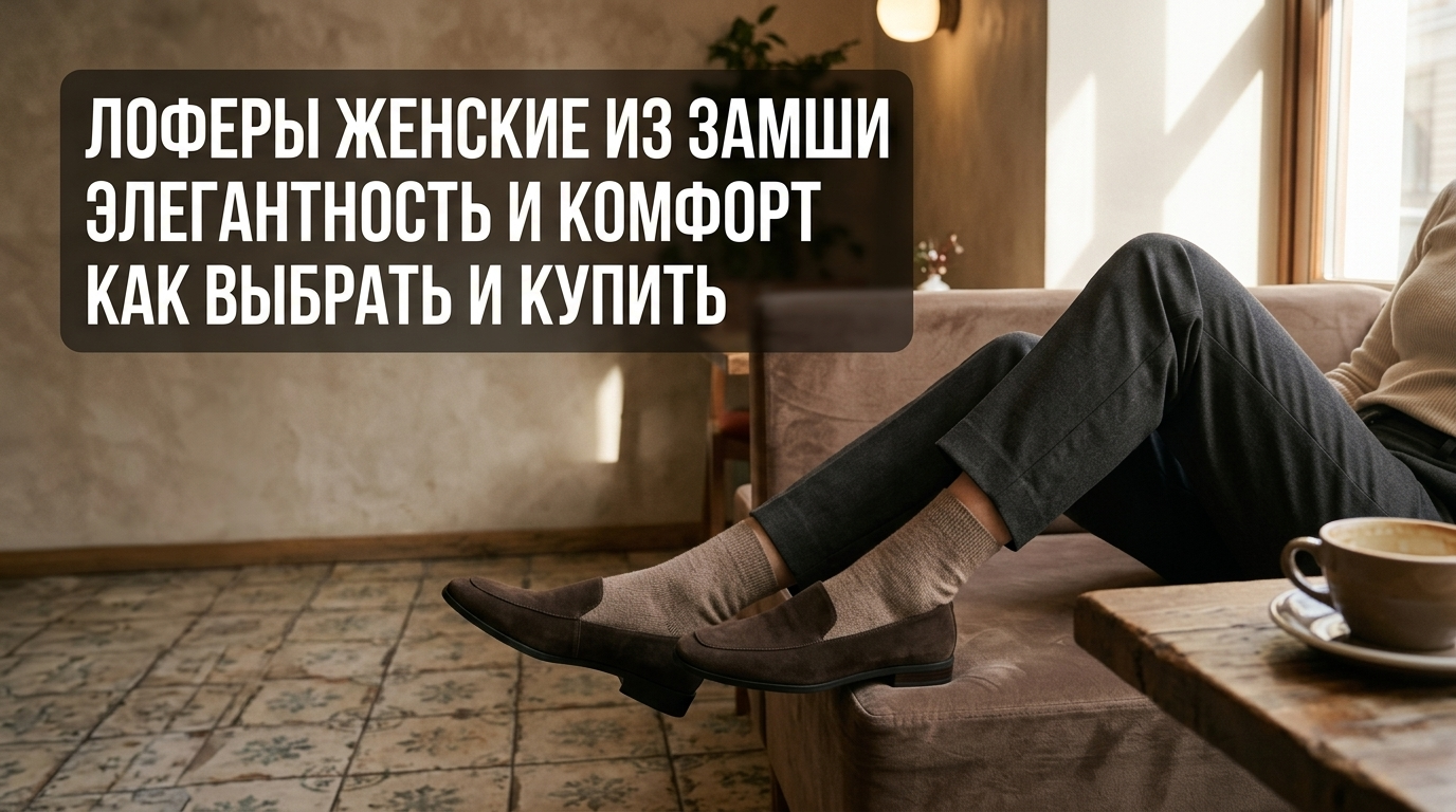 Элегантные замшевые женские лоферы для комфортной носки