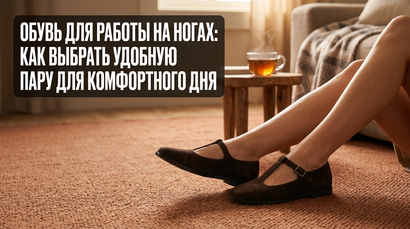 Удобная обувь для работы на ногах, обеспечивающая комфорт в течение всего дня