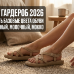 Обувь в базовых цветах: шоколадный, молочный, мокко для летнего гардероба 2026